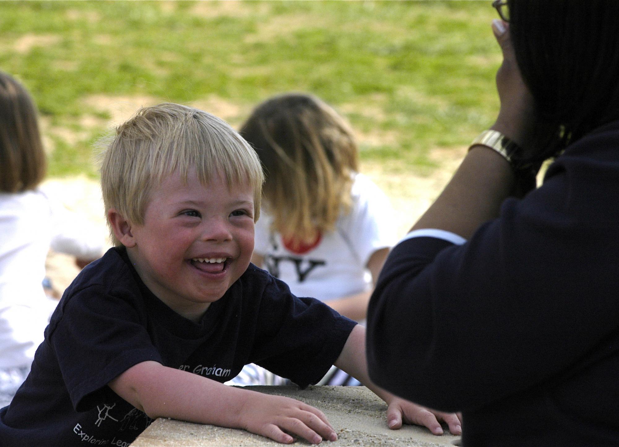 Young child with disability