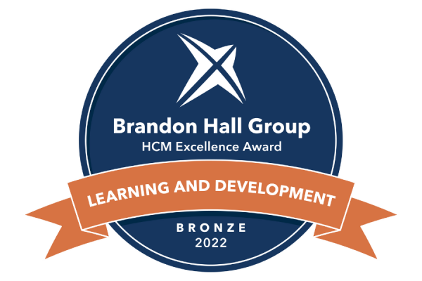 Brandon Hall Bronze award icon