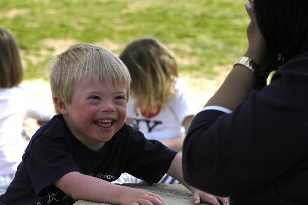 Young child with disability