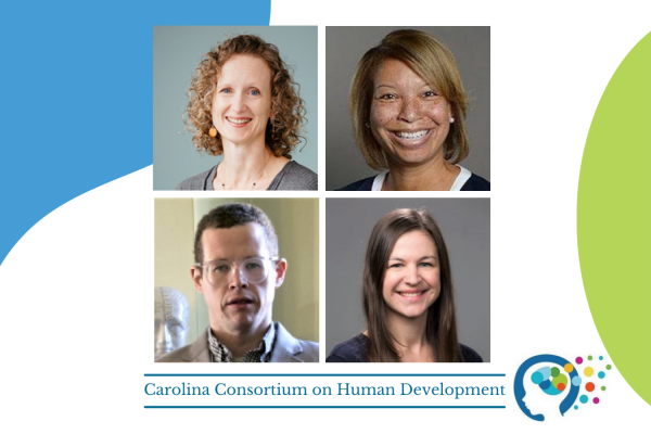 composite photo of karen carmody, antoinette landor, jamie hanson, and Leah Richmond-Rakerd