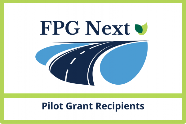 FPG Next decorative logo; sub-title pilot grant recipients